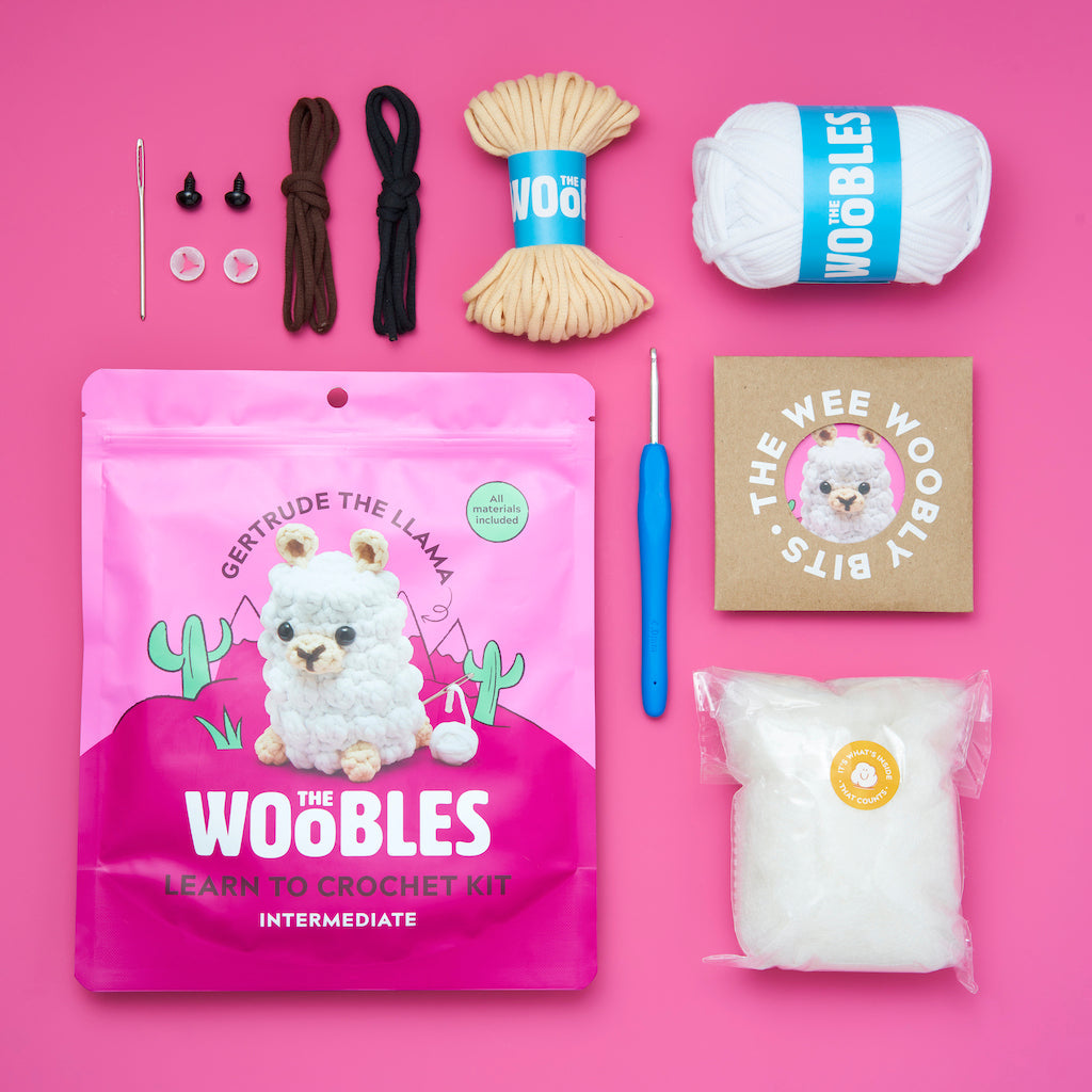 Gertrude the Llama Crochet Kit