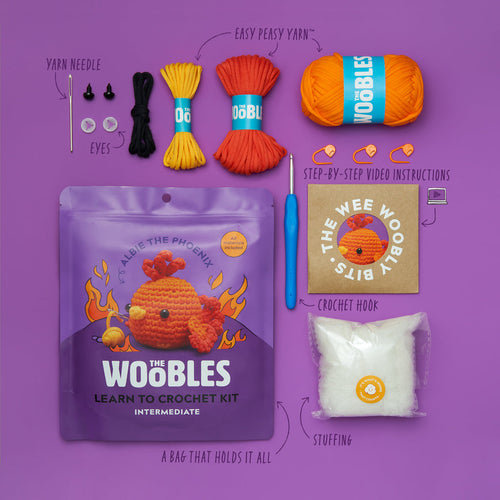 Albie the Phoenix Crochet Kit