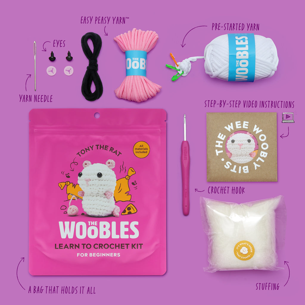 Tony the Rat Crochet Kit